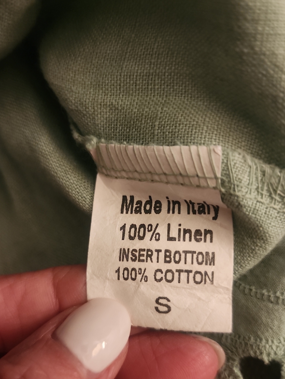 Linen Peplum Top - Picture 4 of 4